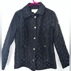 Michael Kors black quilted jacket